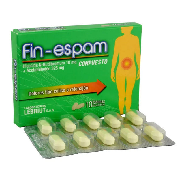 Fin - Espam 10 Mg 10 Tabletas