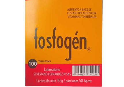Fosfogen 100 Tabletas