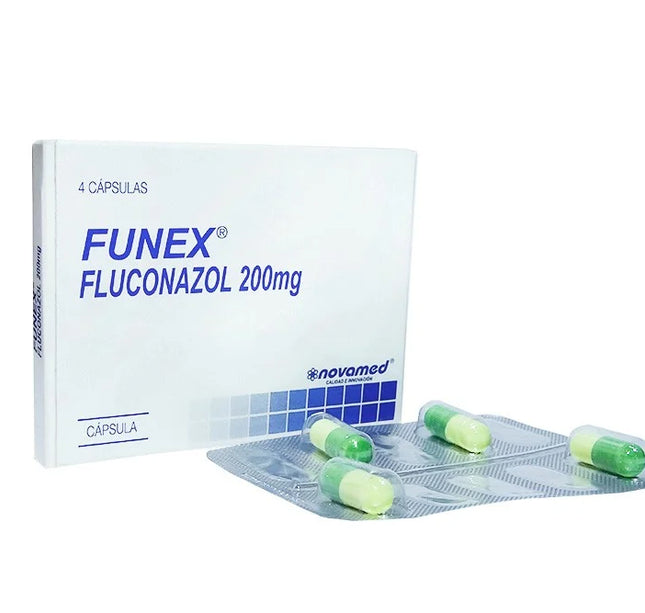 Funex Fluconazol 200 Mg 4 Capsulas