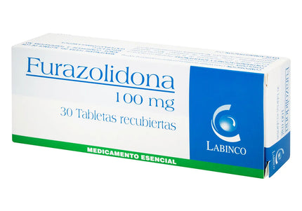 Furazolidona 100 Mg 30 Tabletas Lbc