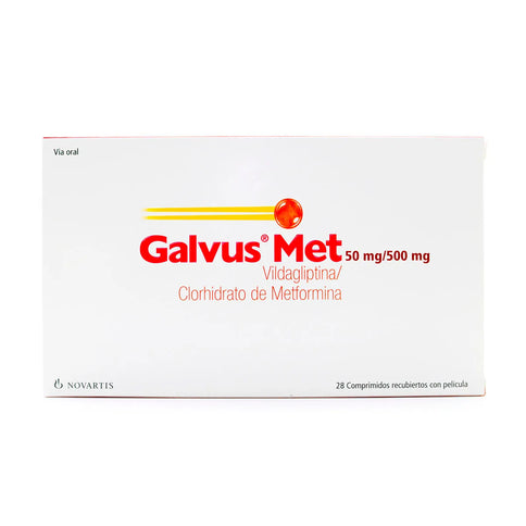Galvus Met 50/500 Mg 28 Comprimidos