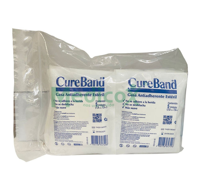 Gasa Cure Band Prem Es 7 5X7 5 Sob 2 9Ud