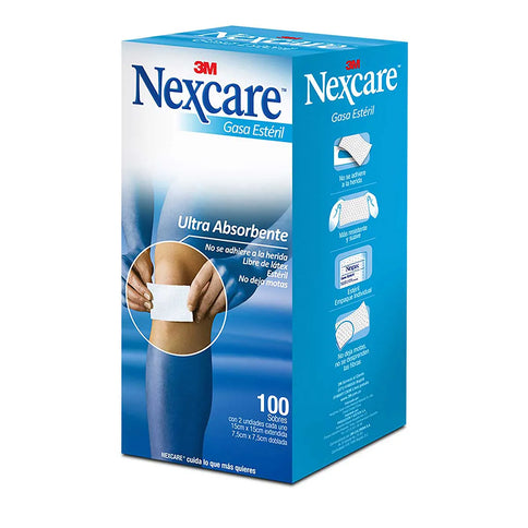 Gasa Nexcare 100 Sobres 200 Unidades 3M