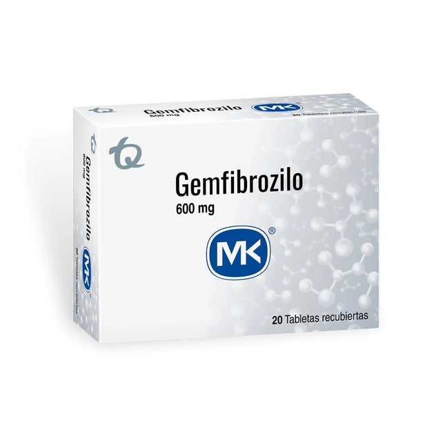 Atorvastatina 20 Mg 30 Tabletas Mk