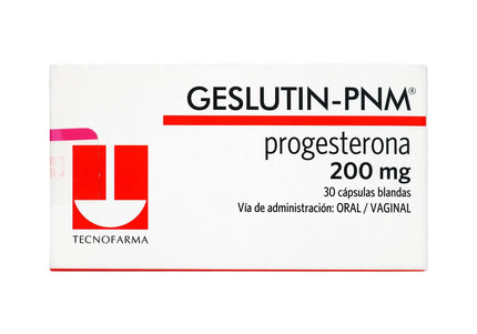 Geslutin 200 Mg 30 Capsulas