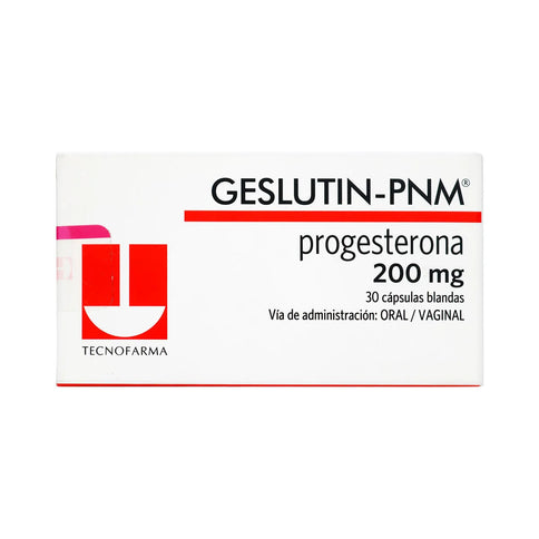Geslutin 200 Mg 30 Capsulas