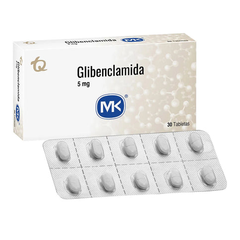 Glibenclamida 5 Mg 30 Tbs Mk