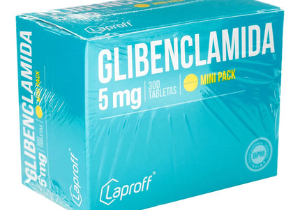 Glibenclamida 5 Mg 300 Tbs