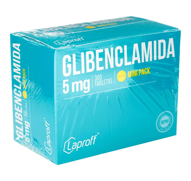 Glibenclamida 5 Mg 300 Tbs