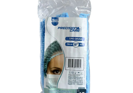 Gorro Precision Tipo Oruga Azul 12Und