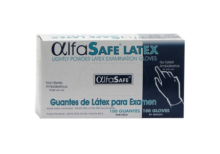 Guante Examen Alfa Latex 100 Uds M