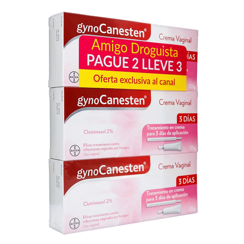 Gynocanesten Crema Vaginal 20Gr Pague 2 Lleve 3