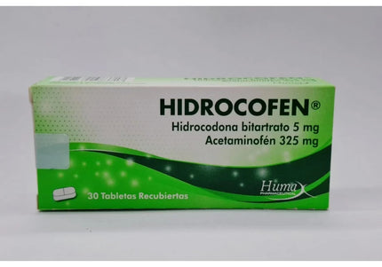 Hidrocofen 5Mg/325Mg 30 Tbs