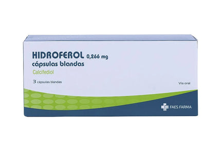 Hidroferol 0.266 Mg 3 Capsula Blanda
