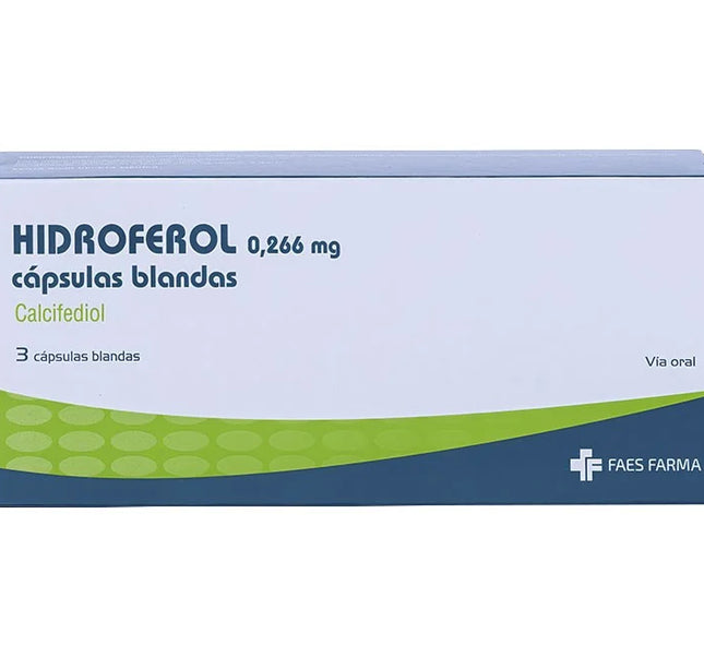 Hidroferol 0.266 Mg 3 Capsula Blanda
