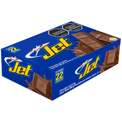 Chocolatina Jet Leche 45 Gr 22 Und