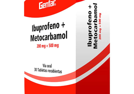 Ibuprof 200 Mg+Metocarb 500 Mg 30 Tbs Gf