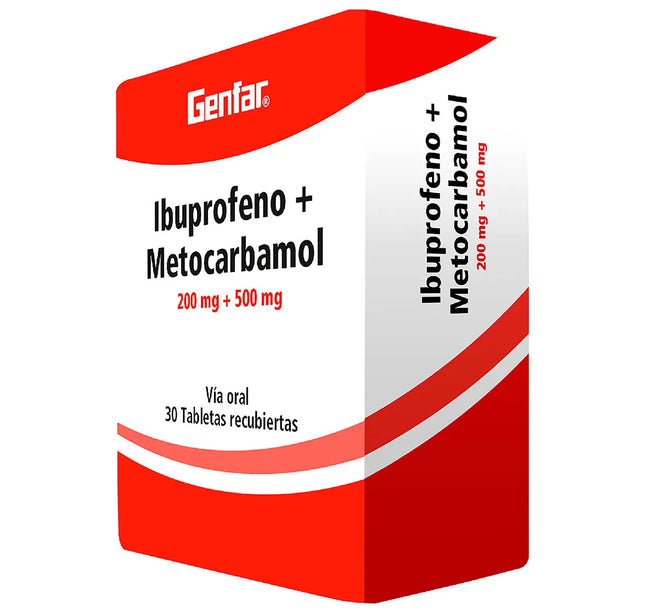 Ibuprof 200 Mg+Metocarb 500 Mg 30 Tbs Gf