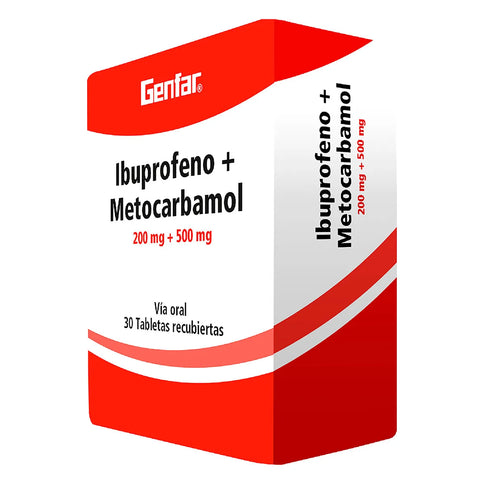 Ibuprof 200 Mg+Metocarb 500 Mg 30 Tbs Gf