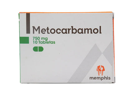 Metocarbamol 750 Mg 10 Tabletas Mp
