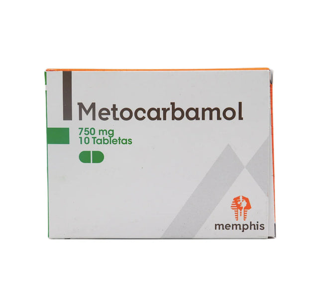 Metocarbamol 750 Mg 10 Tabletas Mp