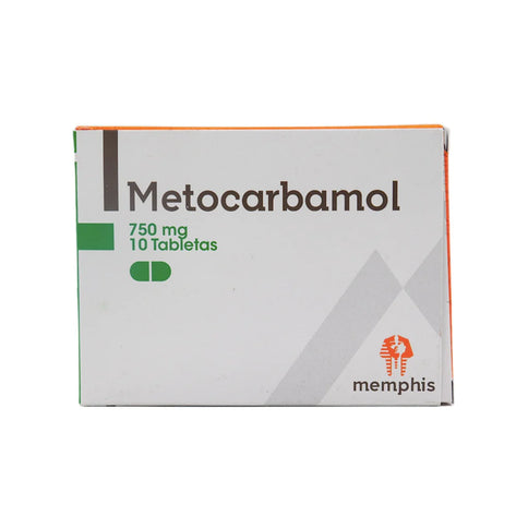Metocarbamol 750 Mg 10 Tabletas Mp
