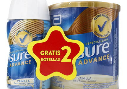 Ensure Advance Vainilla 400Gr Gratis Ensure Advance Rpb 220Ml