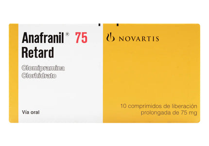 Anafranil 75 Mg 10 Grageas Retard
