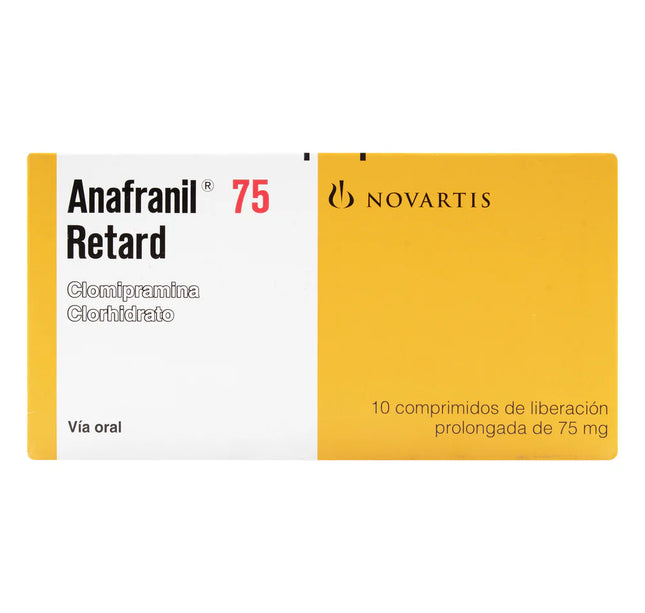 Anafranil 75 Mg 10 Grageas Retard