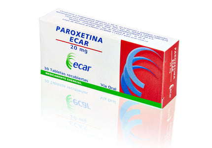 Paroxetina 20 Mg 30 Tabletas Ecar