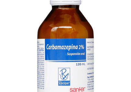 Carbamazepina 2% Suspención 120 Ml Recubiertas