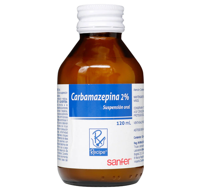 Carbamazepina 2% Suspención 120 Ml Recubiertas