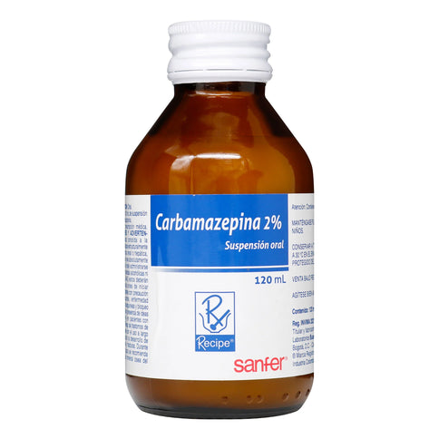 Carbamazepina 2% Suspención 120 Ml Recubiertas