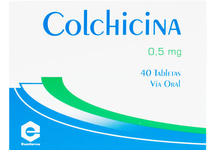 Colchicina 0.5 Mg 40 Tabletas Expofarma