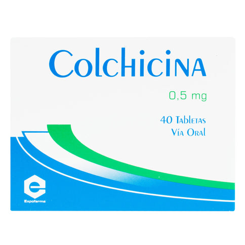 Colchicina 0.5 Mg 40 Tabletas Expofarma