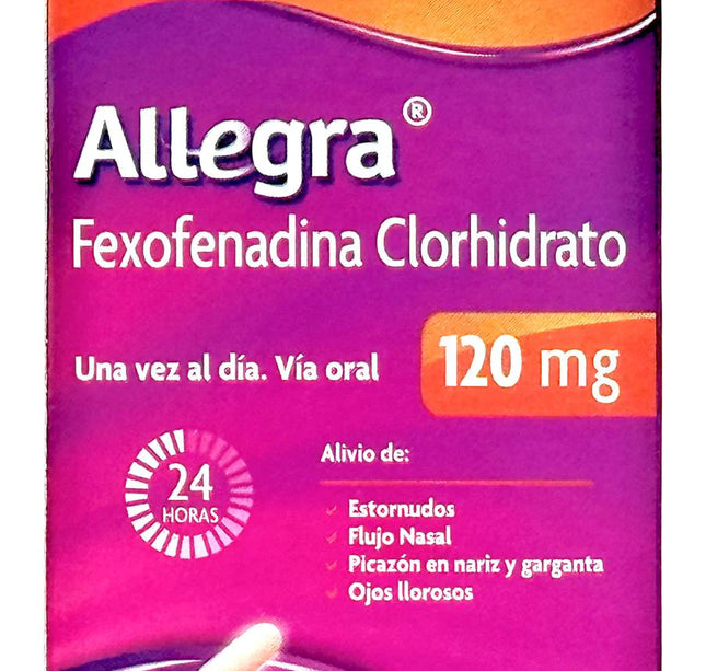 Allegra 120Mg 2 Tabletas