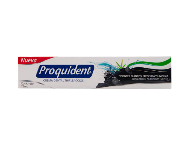 Crema Proquident Triple Acción Carbón Activado 75Ml