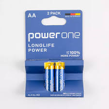 Pila Power One Alkalina AA 2 Unidades