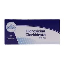 Hidroxicina 25 Mg 20 Tabletas Coa