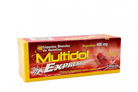 Multidol / Express 400 Mg 48 Capsula Blandas De Gelatina