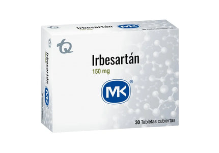 Irbesartán 150 Mg 30 Tbs Mk