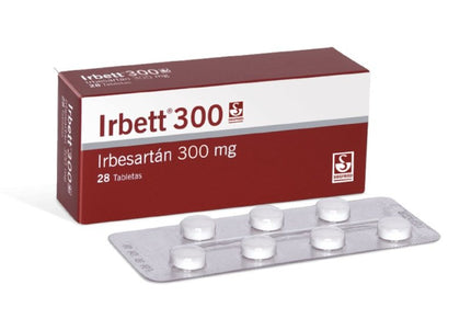 Irbett Irbesartan 300 Mg 28 Tabletas