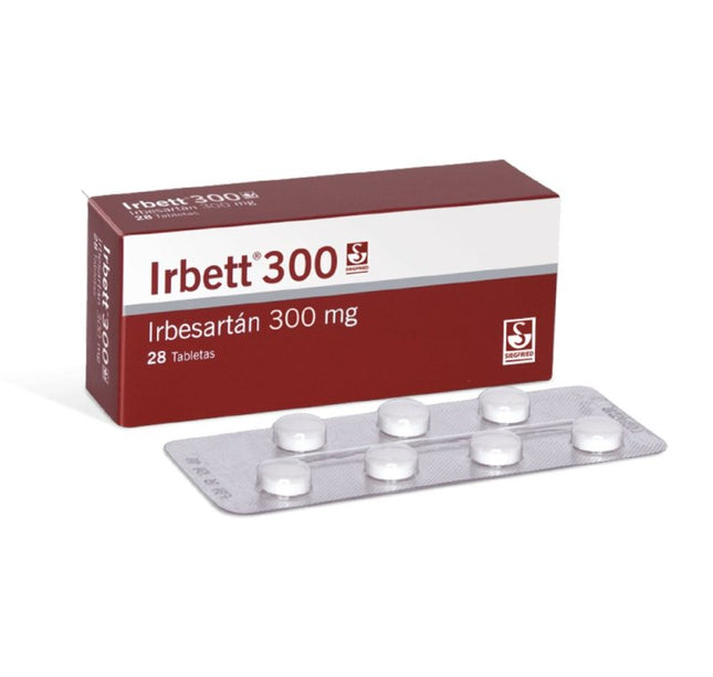Irbett Irbesartan 300 Mg 28 Tabletas