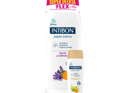 Jabón Intimo Intibon Salvia 210G+Jabón Intimo 55 G