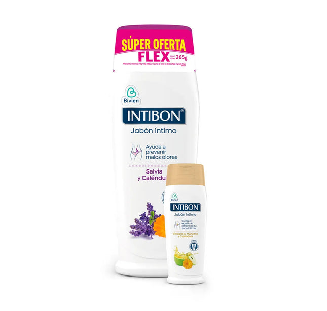 Jabón Intimo Intibon Salvia 210G+Jabón Intimo 55 G