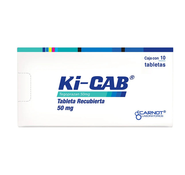 Ki-Cab Tegoprazan 50Mg 10 Tabletas Recubiertas