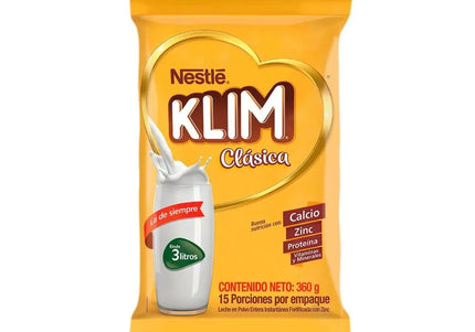 Klim Fortificada Instantánea 360 Gr Bolsa