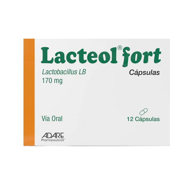 Lacteol Fort 170 Mg 12 Capsulas