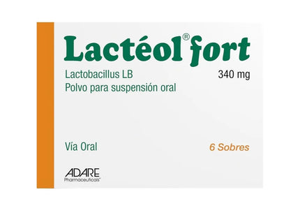 Lacteol Fort 340 Mg 6 Sobres