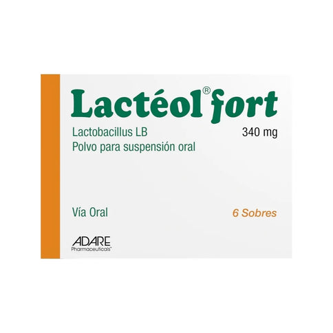 Lacteol Fort 340 Mg 6 Sobres